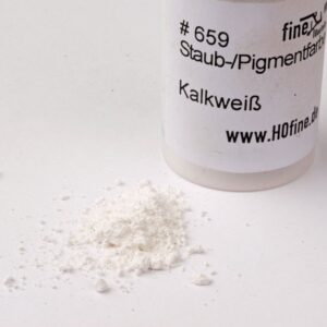 Staub-/Pigmentfarbe Kalkweiß
