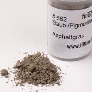 Staub-/Pigmentfarbe Asphaltgrau