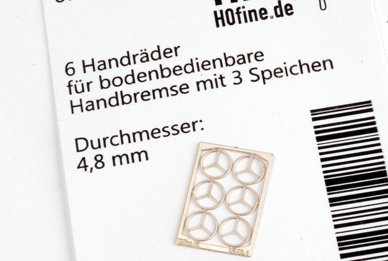 Handräder für bodenbedienbare Handbremse klein