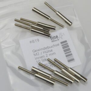 Gewindebuchsen M2 für handbetätigte Weichen (10 Stk.)