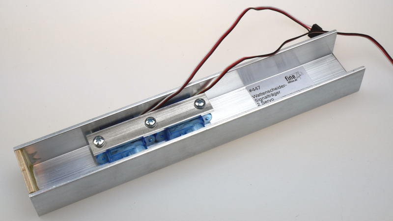 2 Servo Wattenscheider-Signalträger inkl. 2 Servos – Bild 2