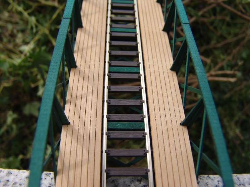 Typisch österreichische Eisenbahnbrücke H0 2 Höhen und 4 Längen – Bild 10
