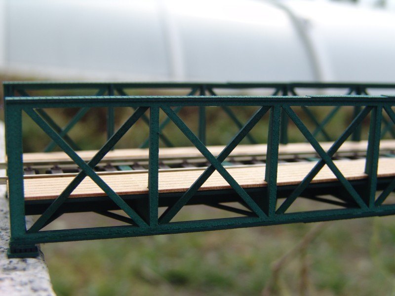Typisch österreichische Eisenbahnbrücke H0 2 Höhen und 4 Längen – Bild 12