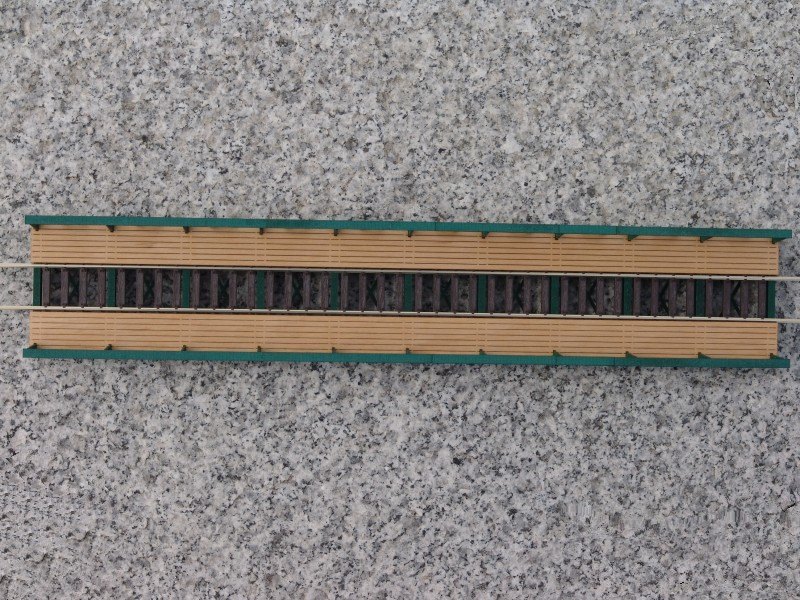 Typisch österreichische Eisenbahnbrücke H0 2 Höhen und 4 Längen – Bild 14