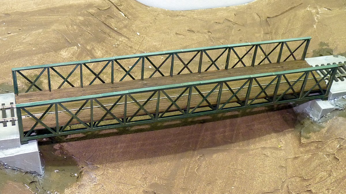 Typisch österreichische Eisenbahnbrücke H0 2 Höhen und 4 Längen – Bild 5