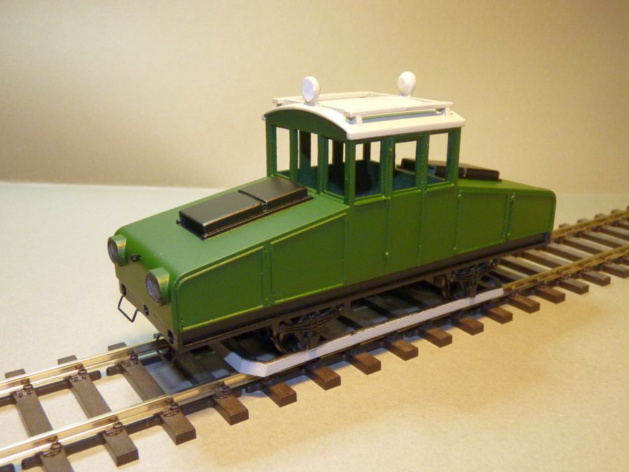 E-LOK ST. PÖLTEN Epoche 3 b-c Grün "Fast Fertig" Spur 0