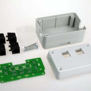 LN-Box Bausatz - neu in 3D-Druck mit 4 Buchsen