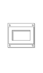 OBK - Flansch Typ 5 3 Paar - präziser Kunststoffdruck (#115)