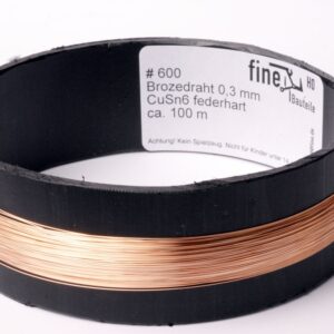 Phosphorbronzedraht 0,3 mm Spule mit ca. 100 m