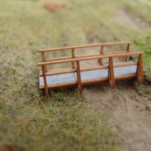 Holzbrücke mit Betonfeldern Bausatz