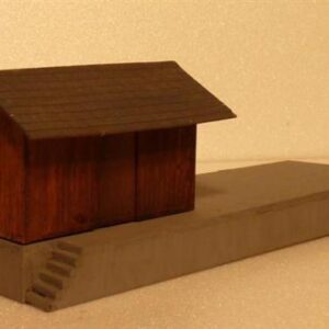 Güterschuppen mit Laderampe Südbahn Bauart H0 1:87