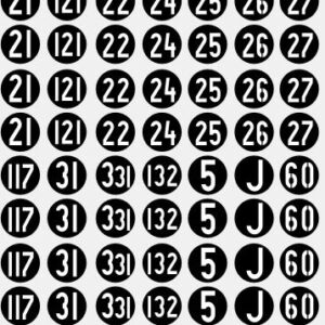 Decals Dachsignal I H0 1:87