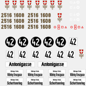 Decals K am 42er H0 1:87