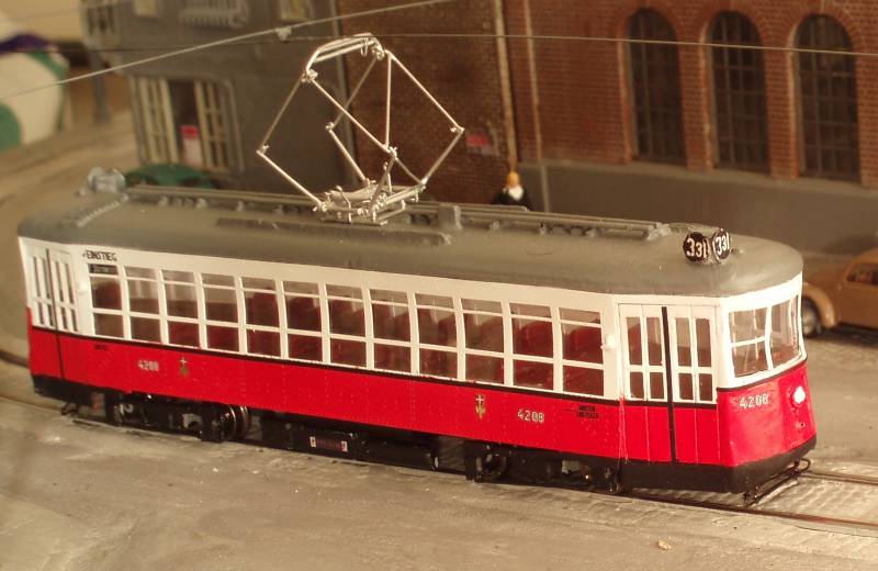 Wiener Straßenbahn Type Z Fast Fertig H0 1:87