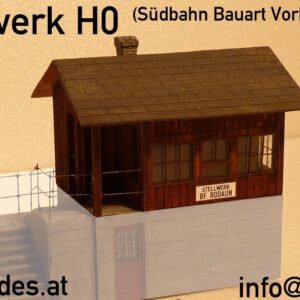 Stellwerk Südbahn Bauart H0 1:87