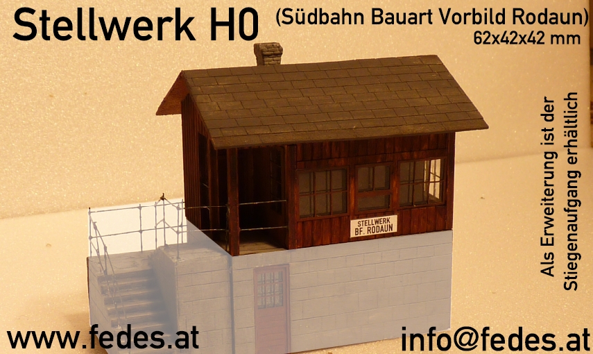 Stellwerk Südbahn Bauart H0 1:87