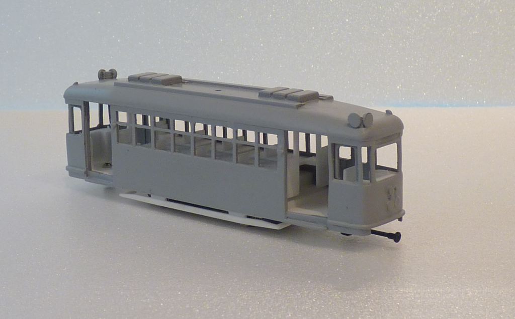 Wiener Straßenbahn Triebwagen T1 "Fast Fertig" 1:87 H0