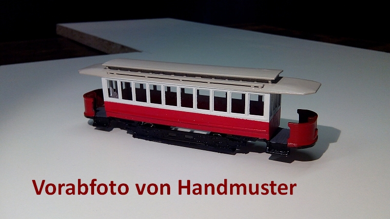 Wiener Straßenbahn Triebwagen T mit Kobelverglasung "Fast Fertig" 1:87 H0